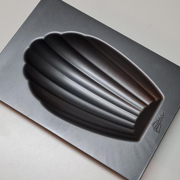 02974 Moule Madeleine Géante Xxl, Moule Grosse Madeleine Profi Acier