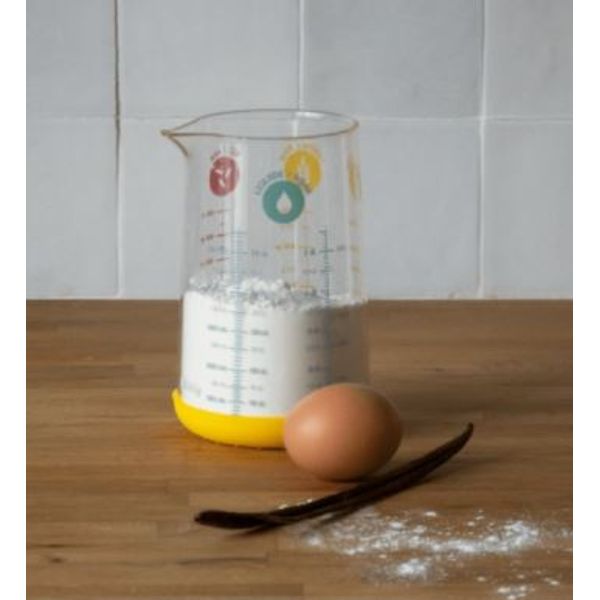 Verre doseur base silicone 500 ml