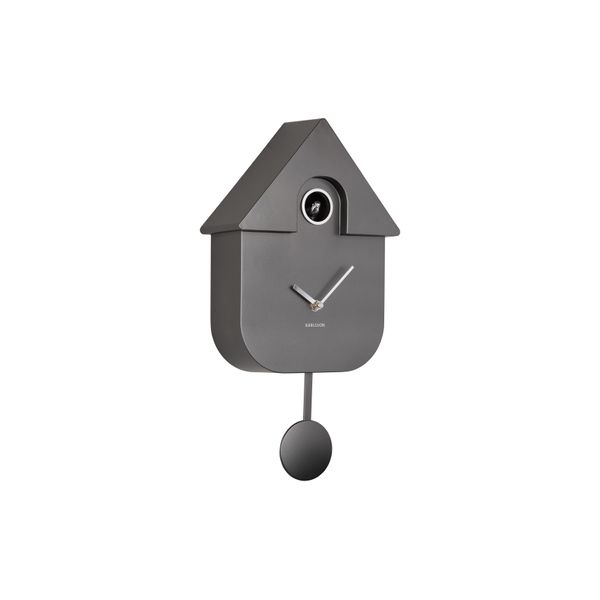 Horloge coucou moderne gris