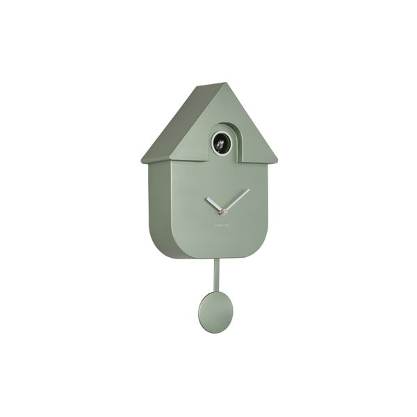 Horloge coucou moderne vert