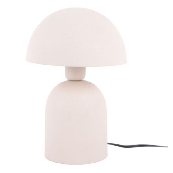 Lampe de table champignon Booz H 29 cm gris chaud