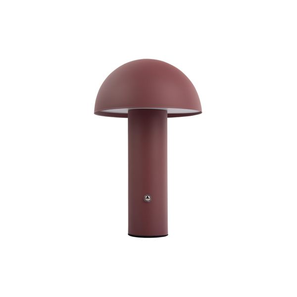 Lampe à poser Fuego rouge LED