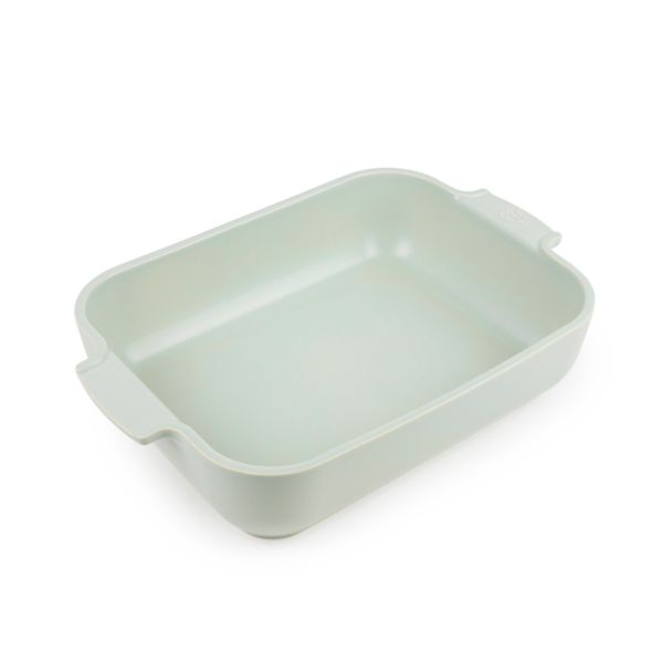 Plat rectangulaire Appolia vert sauge 25 cm