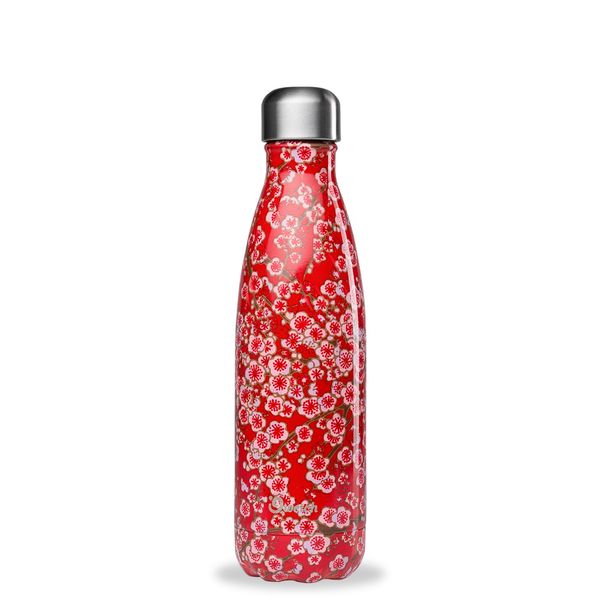 Bouteille isotherme Flowers rouge 500 ml
