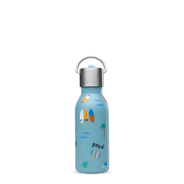 Bouteille isotherme enfant Honolulu Bleu bouchon pipette 350 ml