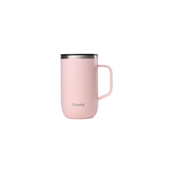 Mug isotherme rose pastel 470 ml