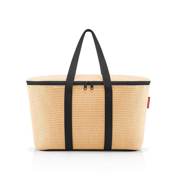 Panier isotherme raffia noir