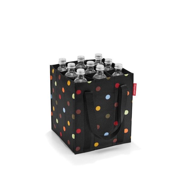 Sac porte-bouteilles dots multicolore