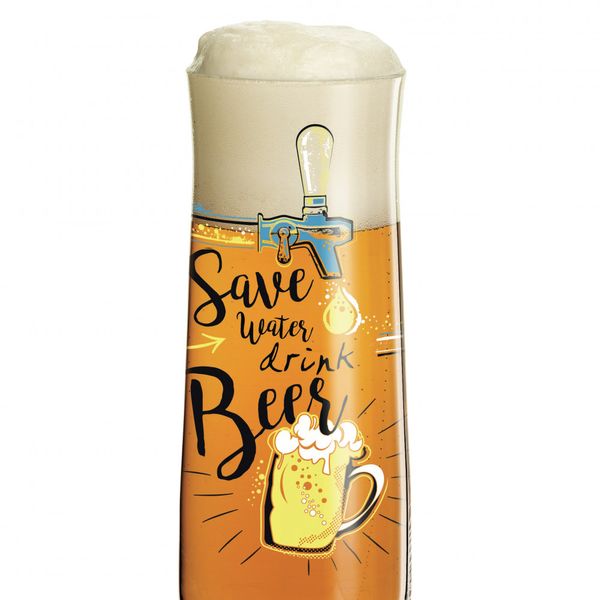 Verre à bière Tulipe "Beer" Save water