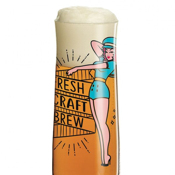 Verre à bière Tulipe "Beer" Pin'Up