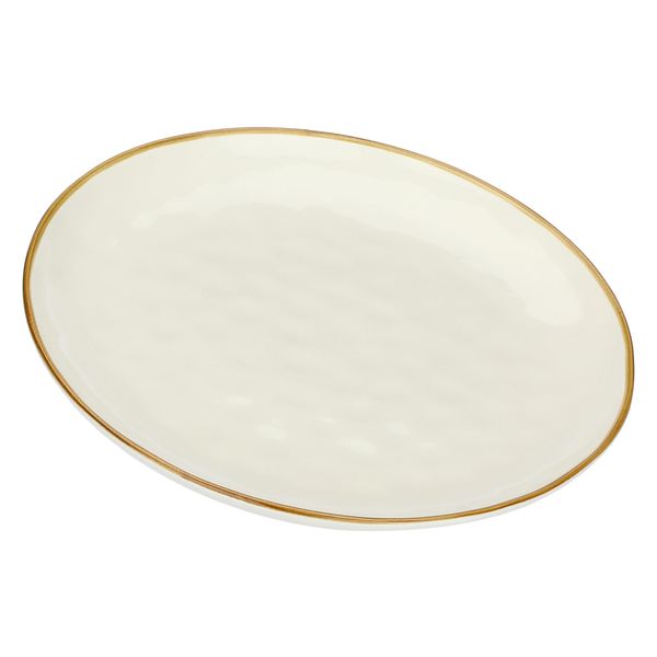 Plat rond Concerto ivoire D32cm