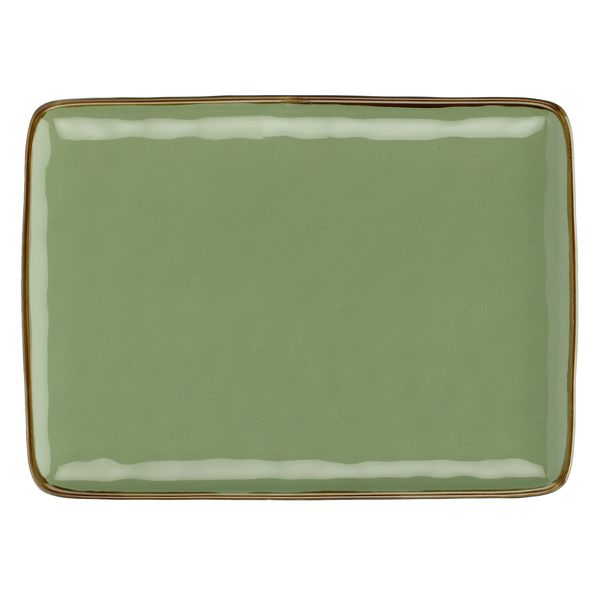 Plat Concerto vert 36x26.5cm