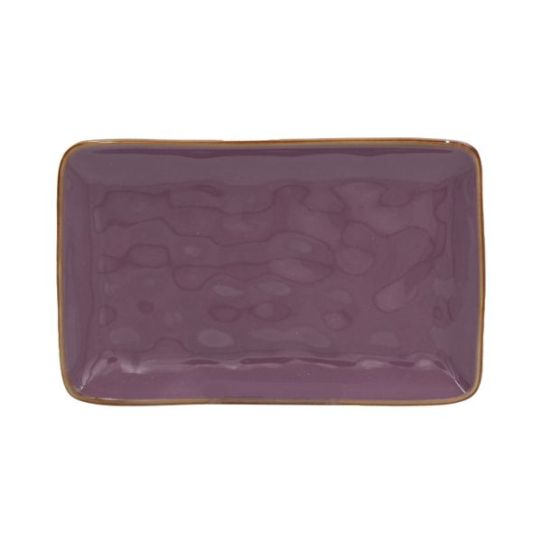 Plat Concerto aubergine 20x13cm