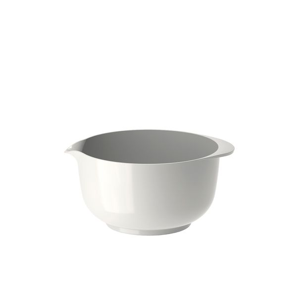 Bol à mixer Margrethe avec bec verseur, en Durostima, Blanc, 4 L