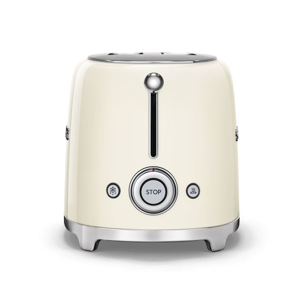 Grille-pain toaster 2 tranches crème