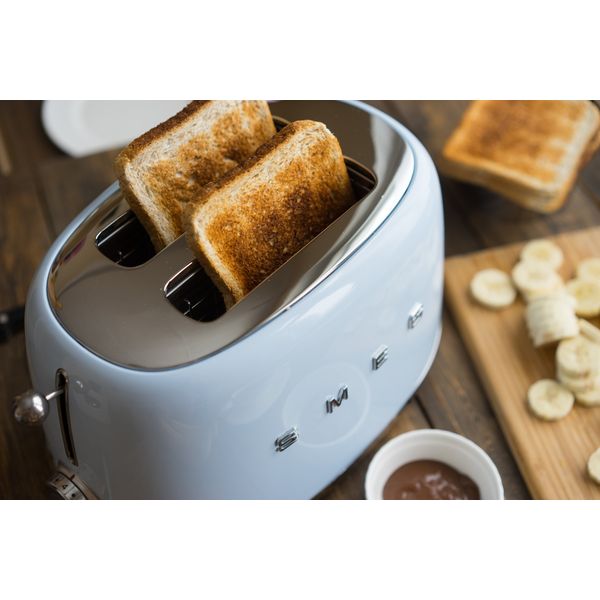 Grille-pain toaster 2 tranches bleu azur