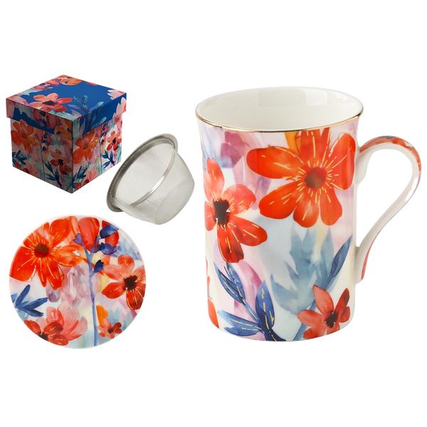 Tisanière 300ml + Infuseur Aquarella