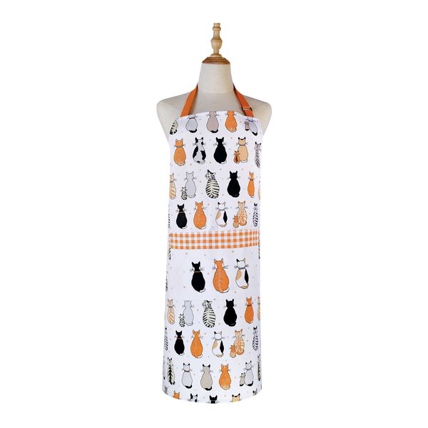 Tablier en coton Cats in waiting