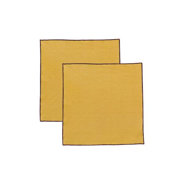 Serviette en coton recyclé Grace 40 x 40 Badiane