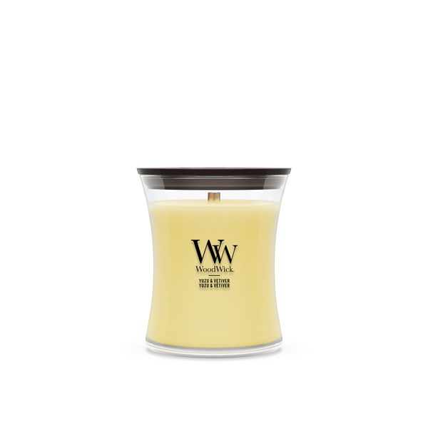 Bougie parfumée moyenne jarre yuzu et vétiver