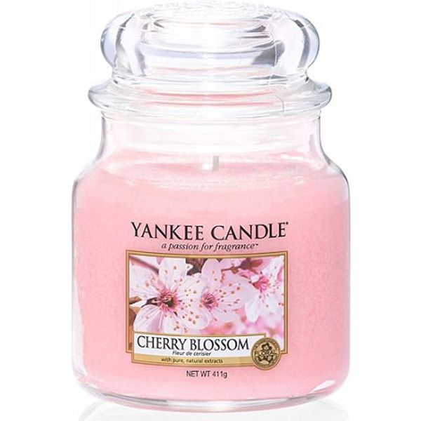 Bougie moyenne jarre parfum Fleur de cerisier