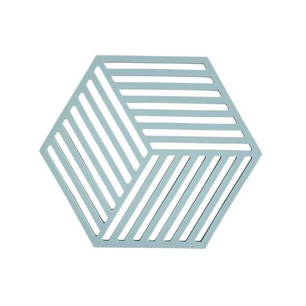 Dessous de plat Hexagon bleu