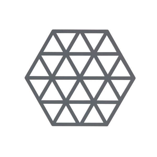 Dessous de plat triangles gris