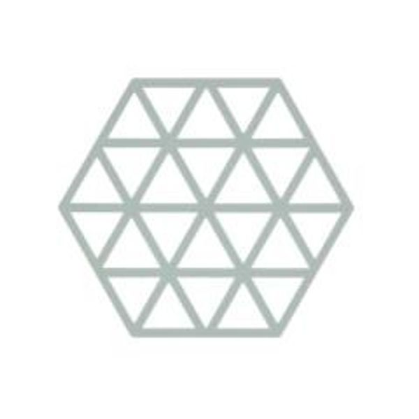 Dessous de plat hexagon bleu clair