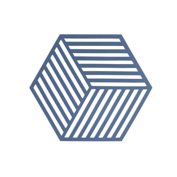 Dessous de plat hexagon denim