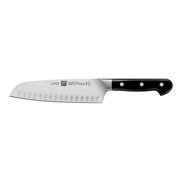 Couteau Santoku alvéolé Pro 18 cm ZWILLING® - Culinarion