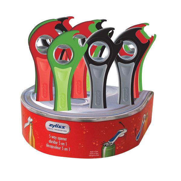 Décapsuleur Antidérapant En Caoutchouc 5 En 1 Et 6 En 1